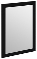 TREOS lustro w ramie 75x50cm, czarny mat