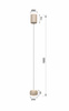 6039-113 QUIBERON Lampa pojedyncza kaszmirowa - piaskowa