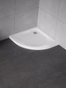 Brodzik prysznicowy CANTARE półokrągły R55 80x80x5,5 gł. 3cm - 90 (obudowa zintegrowana, podstawa posadzka)