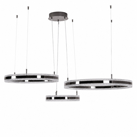 Lampa wisząca ARKADIA LED Trio 40/60/80 cm – tytan
