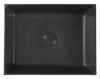 FORMIGO umywalka betonowa nablatowa, 47,5x36,5cm, antracyt mat