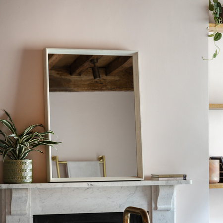 Ashbury Rectangle Mirror White 800x60x600mm