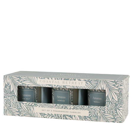 Coastal Retreat Candles Set of 3