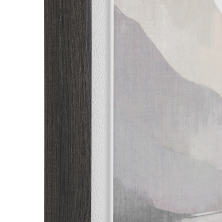 Obraz w ramie „Mountain Reflections” – szary, 72 × 6 × 92 cm