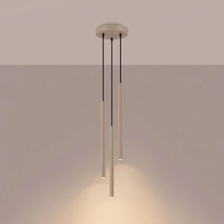 Lampa wisząca ARCHE 3P taupe