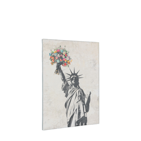 Obraz w ramie „Concrete Dreams I” – szary, 70 × 1,5 × 90 cm