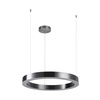Lampa wisząca CIRCLE 60 cm - LED, ring tytan szczotkowany