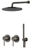 Zesta natryskowy podtynkowy L-200mm fi-25cm-Emmevi Rubinetterie/Filo