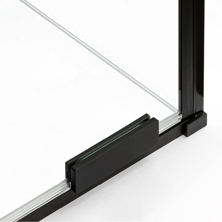 PARAWAN NAWANNOWY SMART BLACK   140x150 CZYSTE 8mm ACTIVE SHIELD