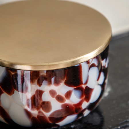 Confetti Candle Brown Medium Peony Musk