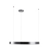 Lampa wisząca CIRCLE 80 cm - LED, ring tytan szczotkowany