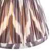 Zigzag Shade Pearl Grey Fabric 122x85x160mm
