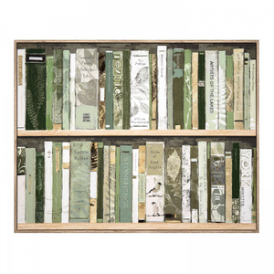 Obraz w ramie „Anthology” – zielony, 92 × 3 × 72 cm