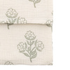 Hepple Gauze Floral Throw Sage 1300x1700mm