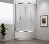 SELMA kabina prysznicowa półokrągła 900x900x1650mm, szkło czyste