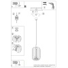 Lampa wisząca MULA 27 beżowa