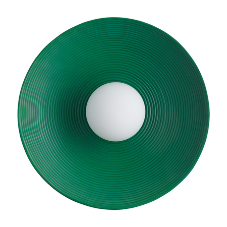 Lampa ścienna ILUSIONI 26 cm - okrągły kinkiet zielony