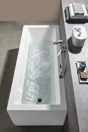 NOEMI wanna prostokątna 170x70x39cm, biały