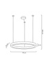 MOOSEE lampa wisząca RING LUXURY 70 złota