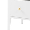 Acton 3 Drawer Chest White 870x450x870mm