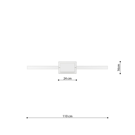 Lampa wisząca RIO 110 czarny LED 4000K