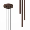 Lampa wisząca PASTELO 3P brązowa