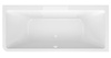 CASCATA R MONOLITH wanna prostokątna 180x80x60cm, kaskada biała