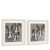 Animal Antics II Framed Art Set of 2