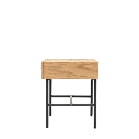 Ashdown 1 Drawer Bedside Natural 400x400x500mm