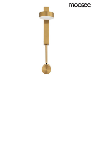 MOOSEE lampa ścienna CLARID GOLD złota