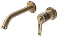 BEBÉ bateria umywalkowa podtynkowa, brąz