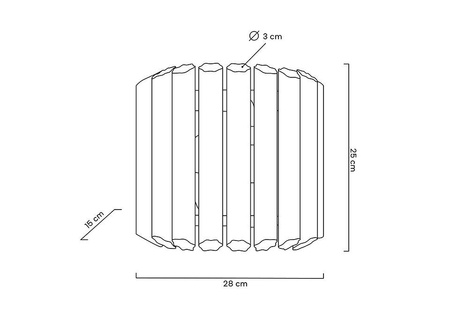 MOOSEE lampa ścienna PALACE złota