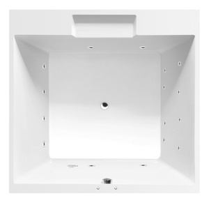 CAME wanna z hydromasażem, 175x175x50cm, Active Hydro, chrom