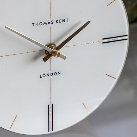 Greenwich Mantel Clock Oak Stripe 190x190x55mm