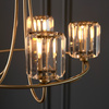 Berenice 5 Pendant Light Antique Brass