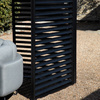 Ekran Messina Pergola Louvre Screen Black 900 x 2180 mm