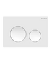 Przycisk toaletowy prostokątny biały mat YOSEMITE MATTE WHITE UP003-MW18