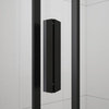 EASY BLACK kabina prysznicowa półokrągła 1200x900mm, L/R, szkło czyste