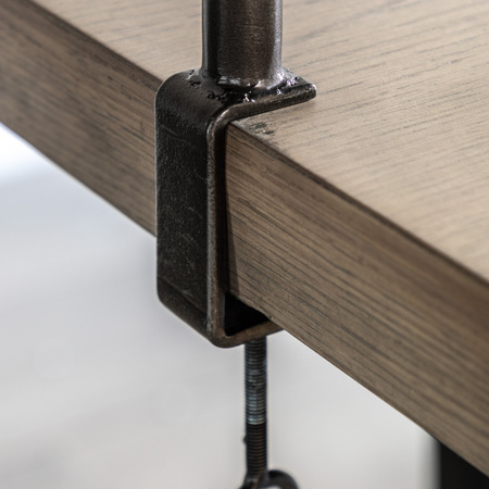 Brogdale Hanging Bar Black 1525x50x1170mm