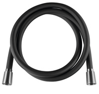 NOPEL wąż prysznicowy plastikowy, 150cm, czarny mat