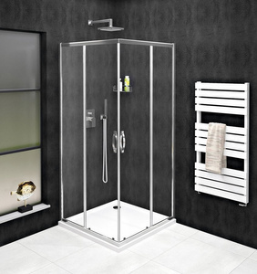 SIGMA SIMPLY kabina prysznicowa 1200x1200 mm, wejście z rogu, szkło czyste