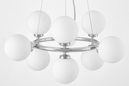 NOWOCZESNA LAMPA WISZĄCA CHROMOWANA MARSIADA W9