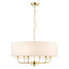 Nixon 6 Pendant Light Brass