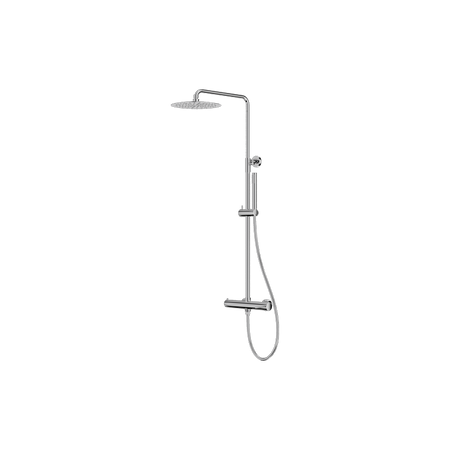 Natynkowy zestaw prysznicowy z deszczownicą Orion Chrome