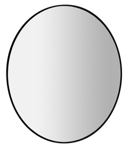 SHARON lustro z podświetleniem LED Ø 80 cm, czarny mat