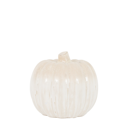 Ceramic Pumpkin Natural 200x200x180mm