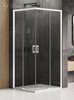 KABINA PRIME WHITE PROSTOKĄTNA U 110x90x200 CZYSTE 6mm ACTIVE SHIELD
