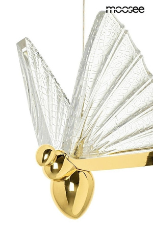 MOOSEE lampa wisząca BUTTERFLY S złota
