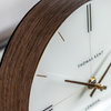 Greenwich Mantel Clock Dark Walnut 190x190x55mm