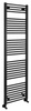 DIRECT grzejnik z bocznym przyłączem 450x1680mm, czarny mat